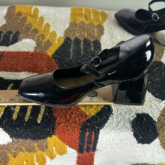 NWOB Women’s Rachel Zoe Block Heel Mary Jane Shoe Livia black 6.5 - Picture 12 of 16